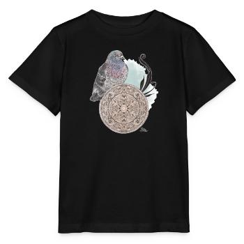 Veganuary 2024 Stadttaube - Stanley/Stella Kinder T-Shirt MINI CREATOR  - Schwarz - Vorne - Mikhail (115cm)