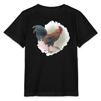 Veganuary 2024 Hahn - Stanley/Stella Kinder T-Shirt MINI CREATOR  - Schwarz - Vorne - Mikhail (115cm)