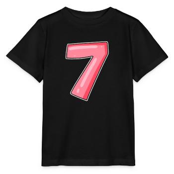 Number Seven - Number 7 Number - Stanley/Stella MINI CREATOR Kids’ T-Shirt - black - Front - Mikhail (115cm)