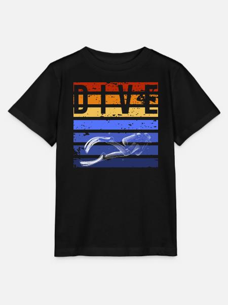 Dive - Stanley/Stella Kinder T-Shirt MINI CREATOR - Schwarz