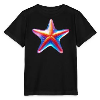 Seestern - Stanley/Stella Kinder T-Shirt MINI CREATOR  - Schwarz - Vorne - Mikhail (115cm)