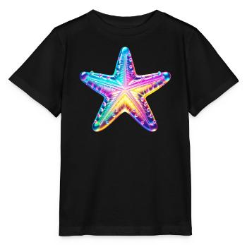 Seestern - Stanley/Stella Kinder T-Shirt MINI CREATOR  - Schwarz - Vorne - Mikhail (115cm)