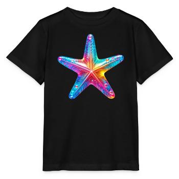 Seestern - Stanley/Stella Kinder T-Shirt MINI CREATOR  - Schwarz - Vorne - Mikhail (115cm)