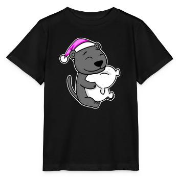 Tired Sleeping In Sleeping Pink - Stanley/Stella MINI CREATOR Kids’ T-Shirt - black - Front - Mikhail (115cm)