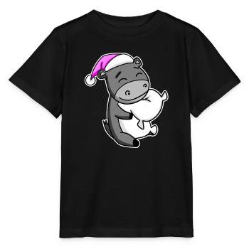 Esel Müde Ausschlafen Schlafen Mädchen - Stanley/Stella Kinder T-Shirt MINI CREATOR  - Schwarz - Vorne - Mikhail (115cm)