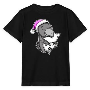 Krähe Müde Ausschlafen Schlafen Mädchen - Stanley/Stella Kinder T-Shirt MINI CREATOR  - Schwarz - Vorne - Mikhail (115cm)