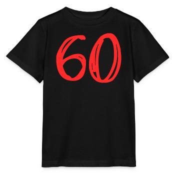 60. 60 ANS. 60e ANNIVERSAIRE. ANNIVERSAIRE 60 ANS. - T-shirt bio MINI CREATOR Stanley/Stella Enfant - noir - Devant - Mikhail (115cm)