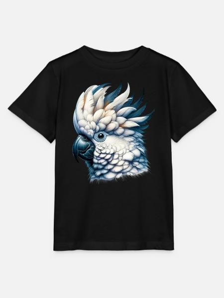 Kakadu-Papagei - Stanley/Stella Kinder T-Shirt MINI CREATOR  - Schwarz