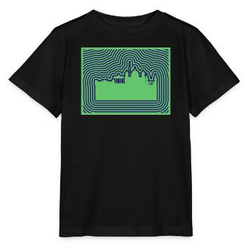 Berlin Skyline - Stanley/Stella Kinder T-Shirt MINI CREATOR  - Schwarz - Vorne - Mikhail (115cm)