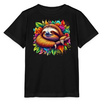 Paresse - T-shirt bio MINI CREATOR Stanley/Stella Enfant - noir - Devant - Mikhail (115cm)