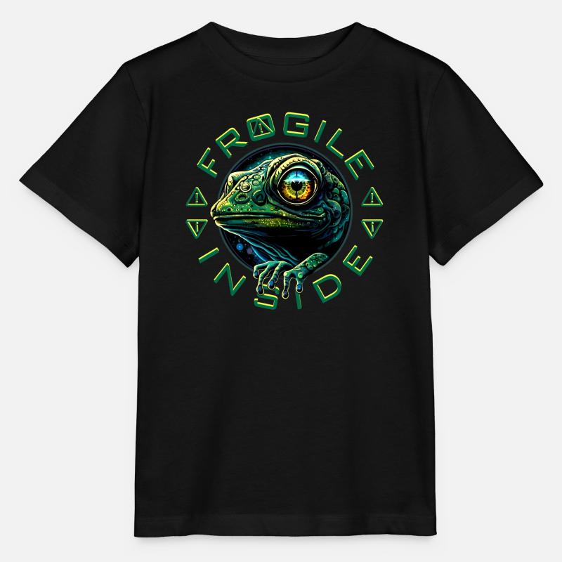 Frogile Inside - T-shirt bio MINI CREATOR Stanley/Stella Enfant - noir