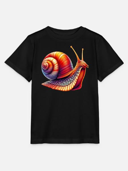 Schnecke - Stanley/Stella Kinder T-Shirt MINI CREATOR  - Schwarz