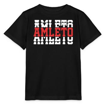t-shirt Amleto t-shirt idée cadeau texte empilé - T-shirt bio MINI CREATOR Stanley/Stella Enfant - noir - Devant - Mikhail (115cm)