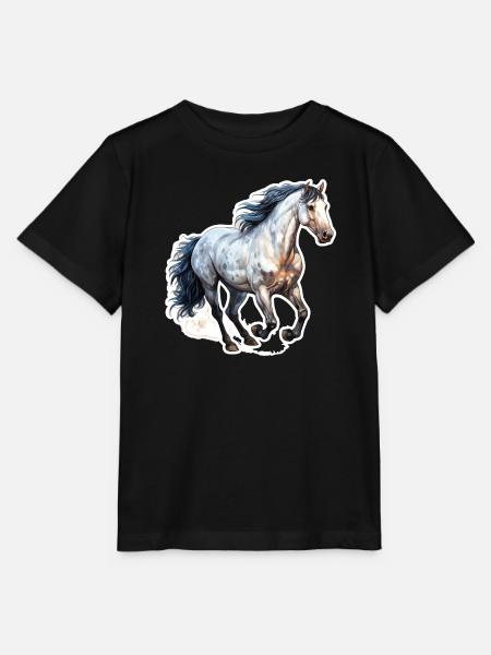 Wildpferd - Stanley/Stella Kinder T-Shirt MINI CREATOR - Schwarz