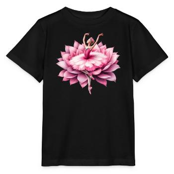 Danseuse de ballet avec tutu - T-shirt bio MINI CREATOR Stanley/Stella Enfant - noir - Devant - Mikhail (115cm)