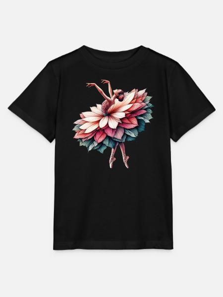 Balletttänzerin mit Tutu - Stanley/Stella Kinder T-Shirt MINI CREATOR - Schwarz