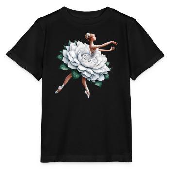 Danseuse de ballet avec tutu - T-shirt bio MINI CREATOR Stanley/Stella Enfant - noir - Devant - Mikhail (115cm)