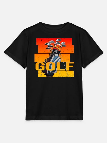 Golfsport - Stanley/Stella Kinder T-Shirt MINI CREATOR - Schwarz