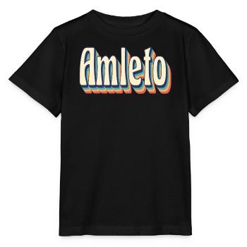 Vintage rétro Hamlet T-Shirt T-Shirt idée cadeau - T-shirt bio MINI CREATOR Stanley/Stella Enfant - noir - Devant - Mikhail (115cm)