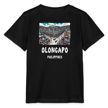 Ville d'Olongapo, Philippines, Asie du Sud-Est - T-shirt bio MINI CREATOR Stanley/Stella Enfant - noir - Devant - Mikhail (115cm)