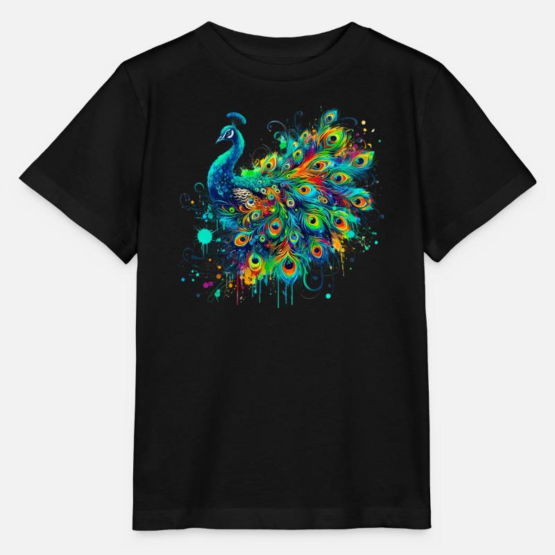 Paon - T-shirt bio MINI CREATOR Stanley/Stella Enfant - noir