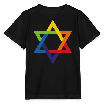 Jewish and Proud Star of David - Stanley/Stella MINI CREATOR Kids’ T-Shirt - black - Front - Mikhail (115cm)