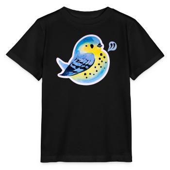 Mésange - T-shirt bio MINI CREATOR Stanley/Stella Enfant - noir - Devant - Mikhail (115cm)