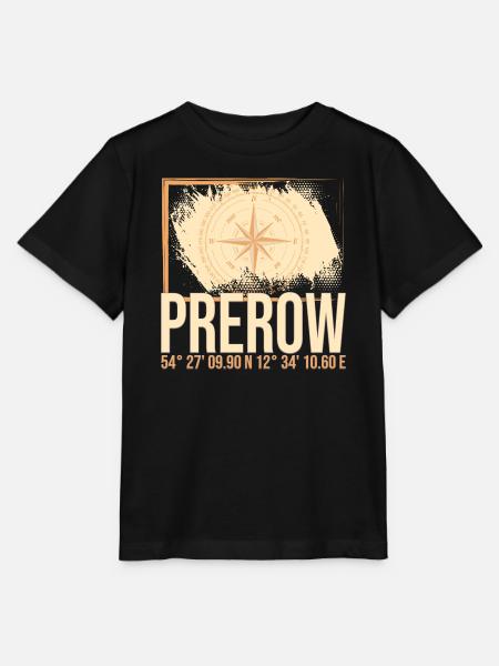 Prerow Koordinaten - Stanley/Stella Kinder T-Shirt MINI CREATOR - Schwarz