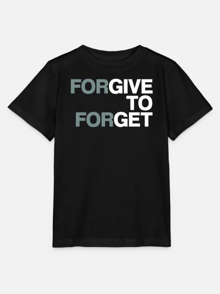 Forgive to forget - Stanley/Stella Kinder T-Shirt MINI CREATOR  - Schwarz
