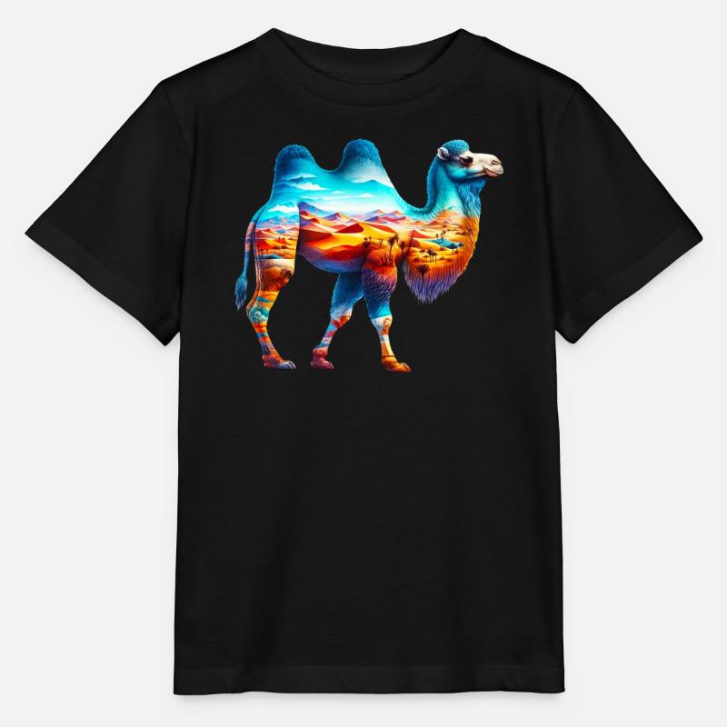 Kamel - Stanley/Stella Kinder T-Shirt MINI CREATOR  - Schwarz