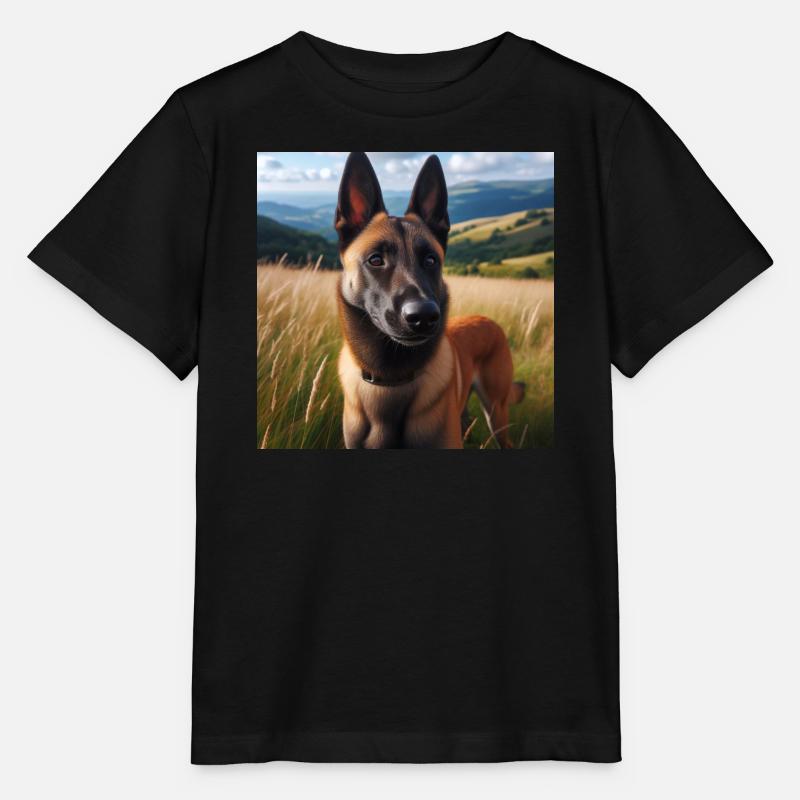 Belgischer Malinois - Stanley/Stella Kinder T-Shirt MINI CREATOR  - Schwarz