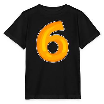 Six Number 6 Number - Stanley/Stella MINI CREATOR Kids’ T-Shirt - black - Front - Mikhail (115cm)