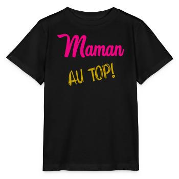 MOM - Stanley/Stella MINI CREATOR Kids’ T-Shirt - black - Front - Mikhail (115cm)