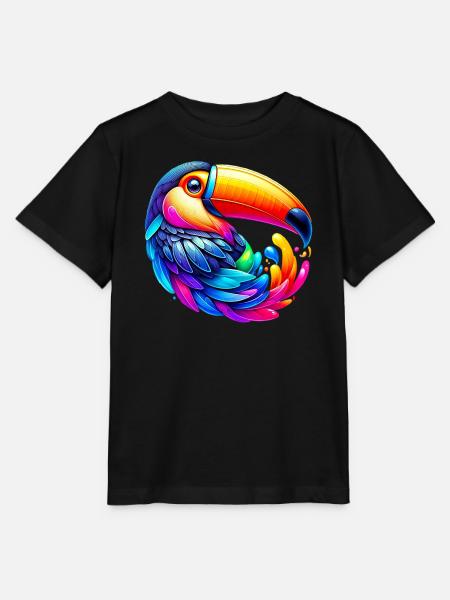 Tukan - Stanley/Stella Kinder T-Shirt MINI CREATOR - Schwarz