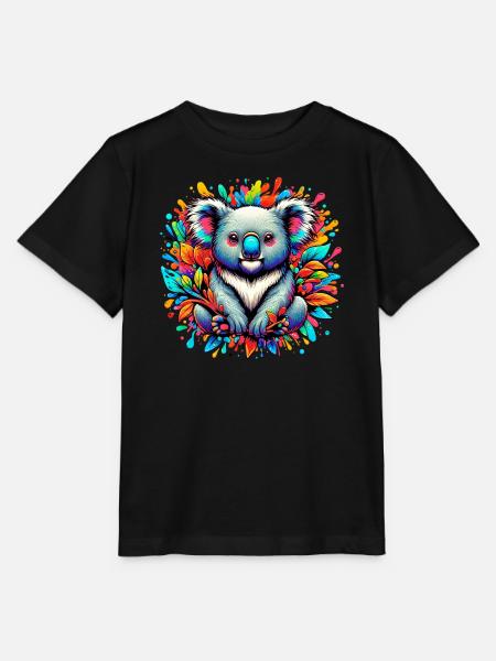 Koala - Stanley/Stella Kinder T-Shirt MINI CREATOR - Schwarz