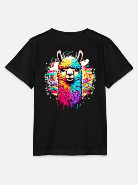 Alpaka - Stanley/Stella Kinder T-Shirt MINI CREATOR  - Schwarz
