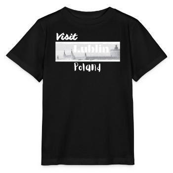 Visit Lublin Poland - Stanley/Stella MINI CREATOR Kids’ T-Shirt - black - Front - Mikhail (115cm)
