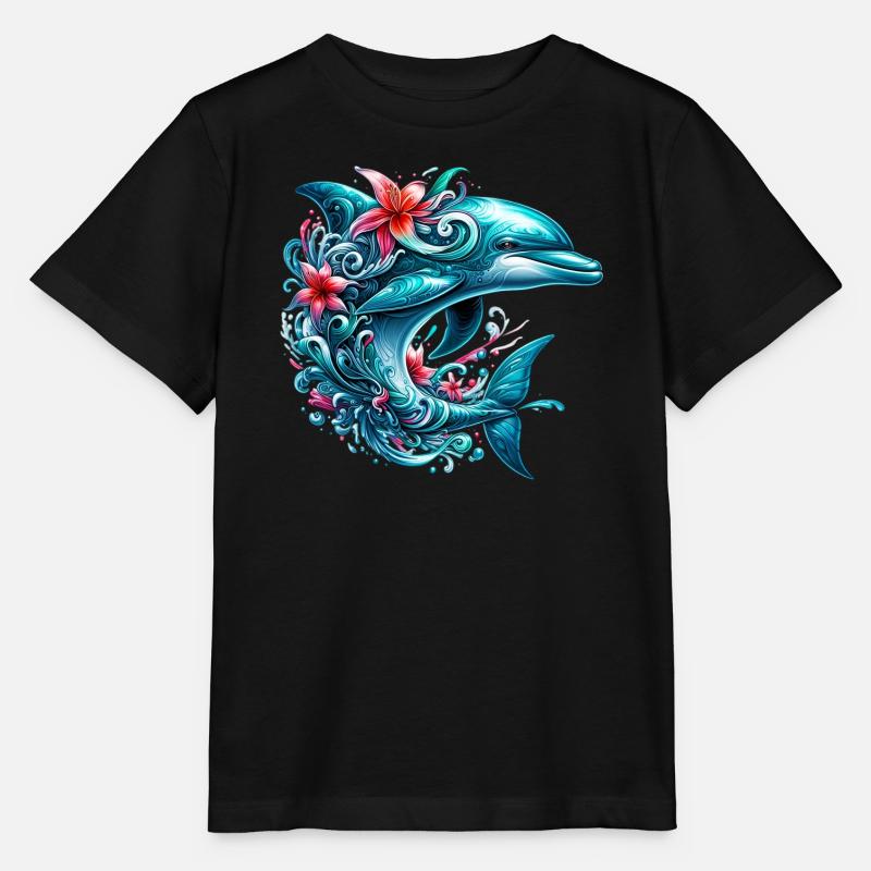 Dauphin - T-shirt bio MINI CREATOR Stanley/Stella Enfant - noir