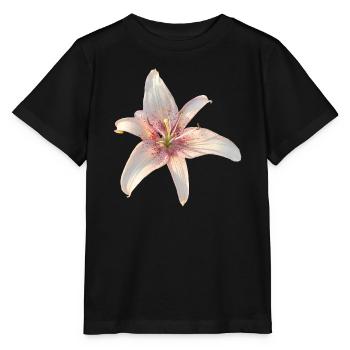Lily Roses Blossoms - Stanley/Stella MINI CREATOR Kids’ T-Shirt - black - Front - Mikhail (115cm)