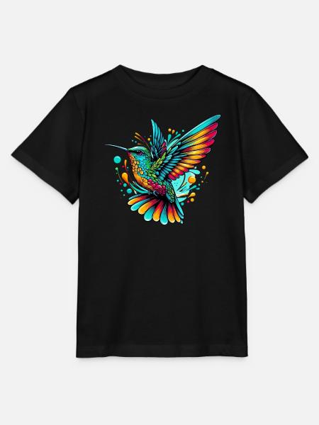 Kolibri - Stanley/Stella Kinder T-Shirt MINI CREATOR - Schwarz