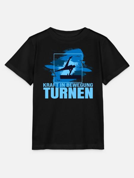 Kraft in Bewegung - Turnen - Stanley/Stella Kinder T-Shirt MINI CREATOR - Schwarz
