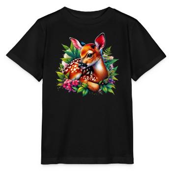 Fawn - Stanley/Stella MINI CREATOR Kids’ T-Shirt - black - Front - Mikhail (115cm)