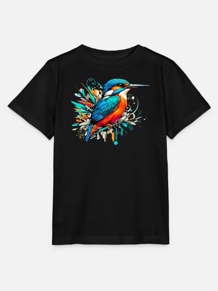 Martin-pêcheur - T-shirt bio MINI CREATOR Stanley/Stella Enfant - noir