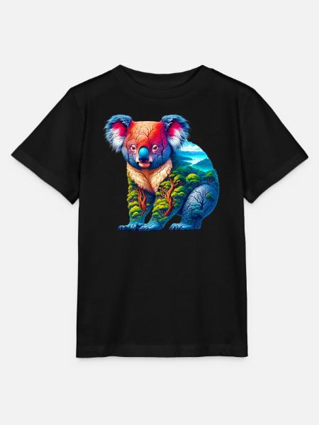 Koala - Stanley/Stella Kinder T-Shirt MINI CREATOR - Schwarz