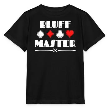Déclaration du casino de jeu Poker Bluff Joueur professionnel - T-shirt bio MINI CREATOR Stanley/Stella Enfant - noir - Devant - Mikhail (115cm)