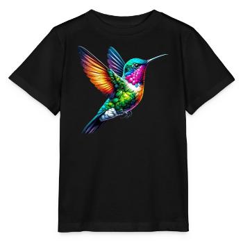 Kolibri - Stanley/Stella Kinder T-Shirt MINI CREATOR  - Schwarz - Vorne - Mikhail (115cm)