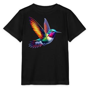 Kolibri - Stanley/Stella Kinder T-Shirt MINI CREATOR  - Schwarz - Vorne - Mikhail (115cm)