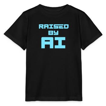 ÉLEVÉ PAR L’IA - T-shirt bio MINI CREATOR Stanley/Stella Enfant - noir - Devant - Mikhail (115cm)