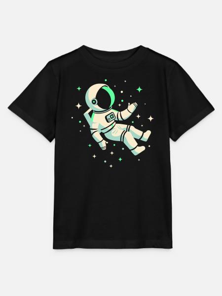 Astronaut - Stanley/Stella Kinder T-Shirt MINI CREATOR - Schwarz