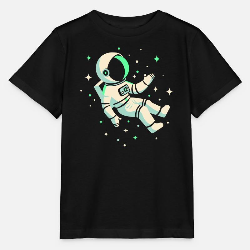 Astronaut - Stanley/Stella Kinder T-Shirt MINI CREATOR  - Schwarz